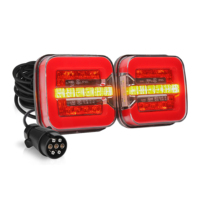 Lampu Sein LED Posisi Belakang/Stop untuk Truk, Van, Karavan & Kendaraan Komersial, Pemasangan Mudah