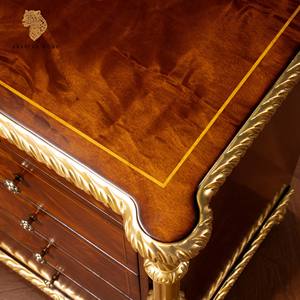 Mobile ad Angolo in Stile Americano, Credenza Dipinta Indiana, Armadietto Stretto per Scarpe <span class=keywords><strong>con</strong></span> Finitura Dorata per <span class=keywords><strong>Soggiorno</strong></span>, Villa, <span class=keywords><strong>Cucina</strong></span> - Product Image 4