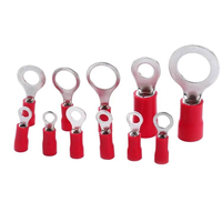 Kit de 180 cosses annulaires RV pré-isolées, connecteurs à sertir pour fils, assortiment rouge, bleu, jaune, bornes électriques annulaires