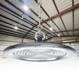 Ip67 UFO Linear Garage Lights Ceiling 100W 150W 200W 300W 400W High Bay Industrial LED Workshop Light