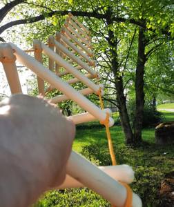 Grande échelle triangulaire pour enfants et adultes Escalade intérieure et extérieure pour aire de jeux et parcours d'obstacles Jouet classique - Product Image 4