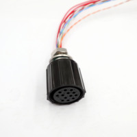 Connecteur de câble réseau Gigabit étanche mâle/femelle 13 cœurs, alimentation 8 cœurs, 5 cœurs, pour câble sous-marin IP68 en acier inoxydable
