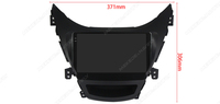 Mekede M — lecteur dvd de voiture, avec navigation gps et bluetooth, écran IPS 2.5D, Android, 2 go + 32 go, contrôle vocal, pour Hyundai Elantra 2011 2012, 2013