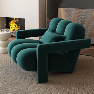 Canapés nordiques velours bois cuir <span class=keywords><strong>fauteuil</strong></span> hôtel chaise de bureau moderne maison canapé sectionnel ensemble salon meubles canapés de luxe - Product Image 1