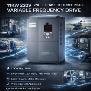 อินพุต VFD 220V เอาต์พุต 380V AC ไดรฟ์ 11KW ความถี่เฟสเดียวเป็นสามเฟสสำหรับคอมเพรสเซอร์ PDE กำลังสูง อินพุต VFD 22 - Product Image 3