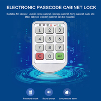 Serrure de porte de tiroir et d'armoire électronique intelligente numérique RFID en métal avec code de sécurité