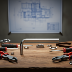 Hex Key 280mm Length L Type Alloy Steel <b>Tool</b> For <b>Precision</b> Fastening Applications - Product Image 3