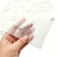 Papel de Seda Translúcido de 17 g/m² con Logotipo Estampado en Oro Personalizado, Papel de Seda para Envolver Regalos, Ropa y Vino, Disponible OEM