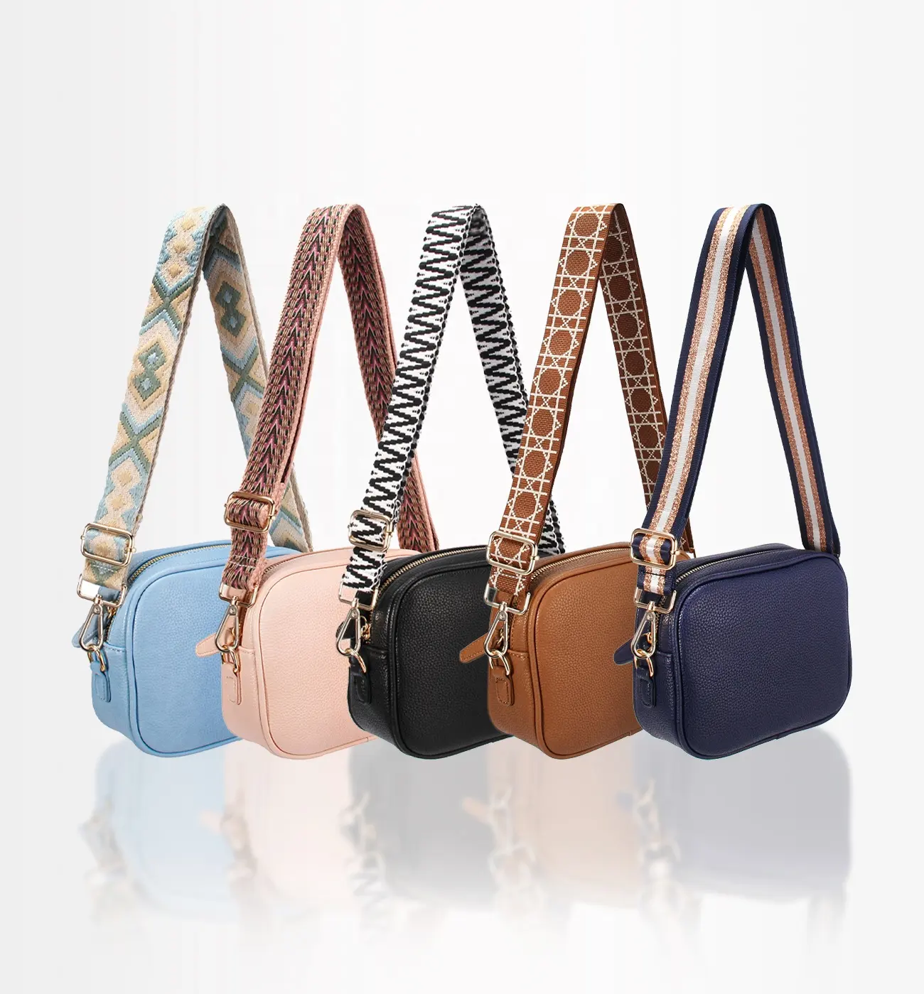 2024 nueva moda mujer alta calidad Cross body Carmen bolsos personalizados pequeños ecológicos bolsos de hombro individuales para mujeres