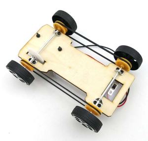 Handwork DIY Wooden Four-wheel Car Racing Cars <strong>Model</strong> <strong>Kits</strong> Technology Little <strong>Making</strong> <strong>for</strong> <strong>Adults</strong> and Children - Product Image 4