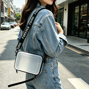 Vente en gros - <span class=keywords><strong>Valise</strong></span> transparente haut de gamme, personnalisation couleur, style identique aux grandes marques, sac à main rigide, mini sac - Product Image 1