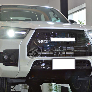 MAICTOP – accessoires de voiture Abs pare-chocs avant en plastique maille Grille Grille pour <span class=keywords><strong>Hilux</strong></span> Revo Rocco 2021 <span class=keywords><strong>2022</strong></span> GR Sport Style Accesorios - Product Image 2