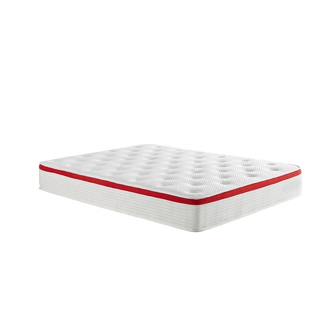 Memory Queen Size Wholesale Euro Top Roll up in Box Spring Mattress for Hotel Bedroom Furniture  Pocket Coil Mattress