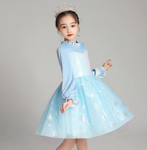 Vestido de <span class=keywords><strong>Primera</strong></span> Comunión Formal <span class=keywords><strong>para</strong></span> Niñas DeepMind, Cuello Redondo, Terciopelo, Satén, Bordado, Encaje, Disponible en Varios Colores, Tallas S-XL <span class=keywords><strong>para</strong></span> Edades de 12 Años - Product Image 4