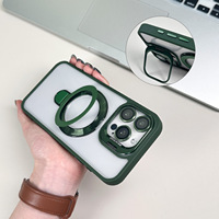 Coques de téléphone avec film de protection d'objectif pour iPhone 18 Pro Max, coque magnétique à double support pour iPhone 15 Pro Max, 16, 17