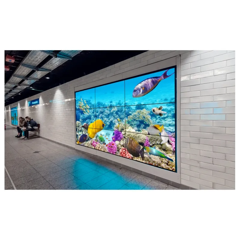 IDB Brand 55 65 75 inch LED 4K splicing screen TV Display wall System Best Offer LCD video wall