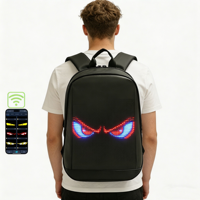Mochila LED Digital Programable con Pantalla LED Personalizada, Mochila con Pantalla LED Impermeable, Mochila Escolar con Pantalla LED
