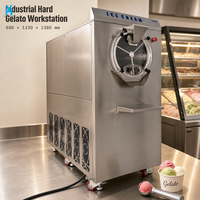 Machine à glace artisanale industrielle CY-N90, congélateur à glace en vrac R404A, cylindre de 50L, machine à glace italienne 220V/50Hz