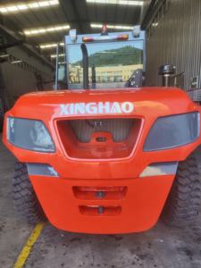 Carretilla elevadora de 18 <span class=keywords><strong>20</strong></span> toneladas para camión elevador de contenedores vacíos para muelle de puerto, carretilla elevadora de servicio pesado diésel con posicionador de horquilla de CA de cabina completa - Product Image 2