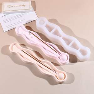 Support d'encens en forme de vague à faire soi-même pour les lève-tôt, écologique, style zen, brûleur d'encens couché, support de bougie, moule en silicone - Product Image 3