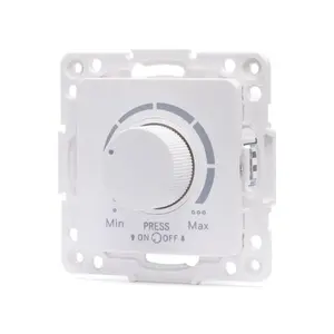 Regulador de intensidad LED compatible, diseño blanco, ajuste de brillo para iluminación eficiente y ecológica. - Product Image 1