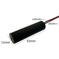 Tactile interactif lampe 808nm 300mw réglable infrarouge laser à point module de qualité industrielle CS jeu tête laser vue de laser D'IR