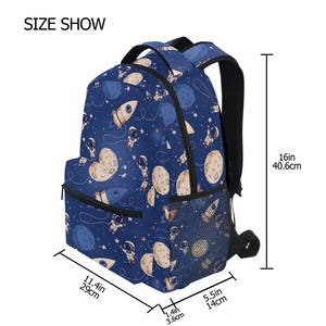 Custom Large Capacity Simple Design Football Print School Bag Student Leisure Sports Travel Backpack - Product Image 4