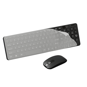 Combo de Teclado y Ratón Inalámbrico Ergonómico de 2.4G, Teclas de Perfil Bajo, Ratón de 1600DPI, Juego de Teclado y Ratón de Oficina para Computadora Portátil/Escritorio - Product Image 3