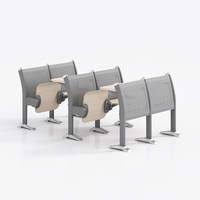 Collège aluminium métal bois bureaux et chaises salle de conférence sièges Table école salle de formation écriture