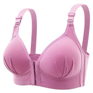 Soutien-gorge sans fil à fermeture avant pour femme, confortable, grande taille, sans couture, pour tous les jours - Product Image 5
