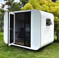 Module de bureau en structure acier Suihe, maison préfabriquée, mini-cabine, boutique conteneur avec panneaux composites en aluminium
