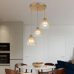 Công Nghiệp Kim Loại <span class=keywords><strong>3</strong></span> Đèn Bát Hình Dạng Trần E27 Treo Ánh Sáng Lịch Thi Đấu Đèn Chùm Cho Nhà Bếp Đảo Phòng Ngủ Phòng Khách - Product Image 2