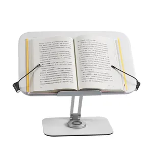 Wood reading book stand page holder height adjustable aluminum alloy bookends bookstand for reading book stand