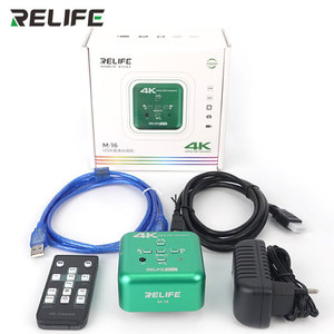 RELIFE-Cámara de microscopio Industrial electrónico <span class=keywords><strong>M</strong></span>-16, 4K, 30fps, con Chip Sony para reparación de teléfonos, microscopio ESTÉREO - Product Image 3
