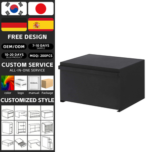 Armoire salon porte magnétique acier empilable boîtes à pain <span class=keywords><strong>machine</strong></span> à café organiser support cuisine comptoir épices étagère de rangement - Product Image 2