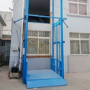 Elevador de Carga Pequeño y Sencillo de Una Vía, 300kg 500kg, Elevador Hidráulico de 4m para Hogar, Supermercado, Almacén Industrial Vertical SGY - Product Image 4