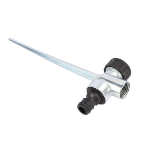 Aiguille de sol en alliage de zinc Huabangshi, filetage 1/2 pouce, pour irrigation de jardin, connecteur à pointe métallique durable - Product Image 3