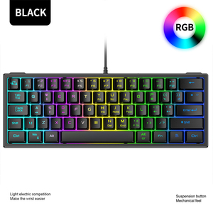 Có Dây Chơi Game Bàn Phím RGB Chiếu Sáng Mini Bàn Phím 60% E-Thể Thao Chơi Game Máy Tính Để Bàn Máy Tính Văn Phòng Có Dây Bàn Phím Máy Tính - Product Image 2