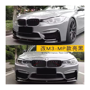 Cuerpo de parachoques M3 con aspecto de fibra de carbono para coche de alta calidad, divisor de estilo MP modificado, labio delantero para <span class=keywords><strong>BMW</strong></span> Serie 3 F30 <span class=keywords><strong>2012</strong></span>-2019 - Product Image 6