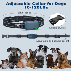 <span class=keywords><strong>Collar</strong></span> de entrenamiento para perros eléctrico recargable a prueba de agua con control remoto con 4 modos de bloqueo de seguridad Control de ladridos para todas las razas azul - Product Image 5