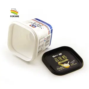 OEM-Fabrik 250 ml Kunststoffbehälter mit Deckeln Kunststoff 8,5 Unzen PP-Joghurtbecher kundenspezifische IML-Verpackung Eiscontainer