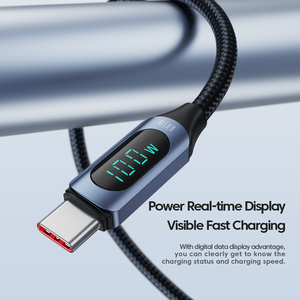 Toocki Liquid Silicone Data <strong>Cable</strong> <strong>USB</strong> <strong>C</strong> to L Fast Charging <strong>Cable</strong> Type <strong>C</strong> to L I Phone <strong>Cable</strong> with Digital Display - Product Image 6