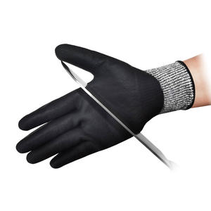 Gants anti-coupure niveau 5, paume enduite de mousse de nitrile, pour la construction, compatibles écrans tactiles - Product Image 5