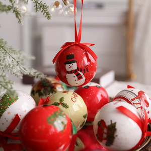 Palline di Natale Circolari Pendenti Decorazione Casa Vari Colori Ornamenti Natalizi Vendita all'Ingrosso - Product Image 2