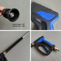 Nettoyeur haute pression professionnel 5000 PSI, pistolet de lavage de voiture, kit de lance d'extension 50/70/90 cm, embout, entrée M22, pistolet à eau long