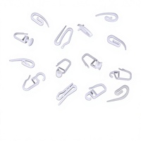 Série de poulies pour rail de rideau, accessoires de crochet de porte silencieux, boucle, roue nano, grande roue S, design minimaliste moderne