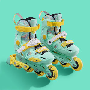 Chaussures à roues dures ajustent la course de démarrage meilleurs patins à roues alignées pour enfants usine professionnelle OEM chaussures à roulettes en ligne agressives - Product Image 4