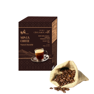 กาแฟสำเร็จรูป Son La แบบอุ่นและรสชาติเข้มข้นกาแฟอาราบิก้าผลิตในเวียดนามกาแฟทอง - Product Image 1