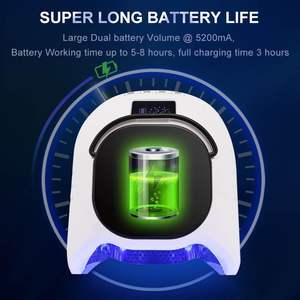 Lámpara de Uñas LED UV Inalámbrica Recargable de Plástico al por Mayor con 52 LEDs, Secado Rápido, 12 Horas de Duración de Batería y Logotipo Iluminado - Product Image 5