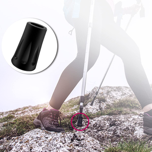 6/12pcs Non-slip Trekking Sticks Protector Cap Tip <b>Walking</b> Stick Bottom <b>Pads</b> Cover Buffer Lightweight for Climbing Hiking - Product Image 6